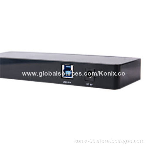 Novelty Items 7-port USB3.0 Hub with 1 DCP Charging Port